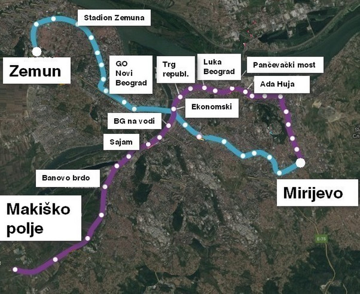  Poziv gradskim vlastima da preispitaju trasu prve linije beogradskog metroa