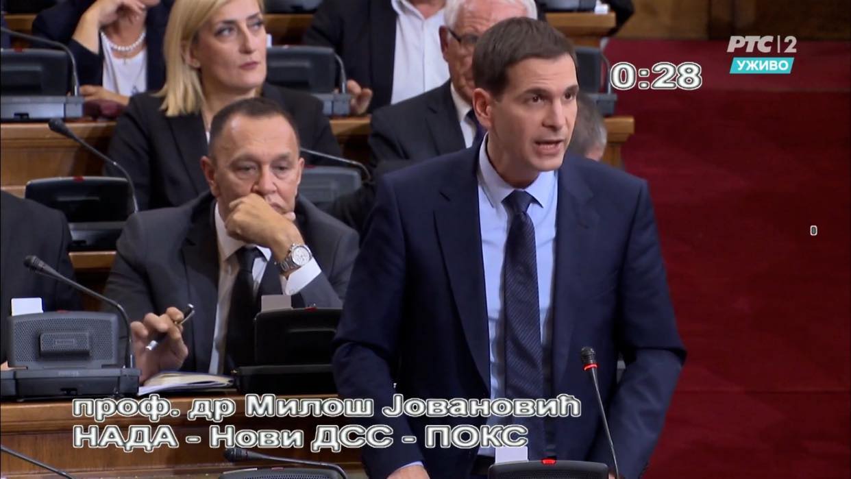 Јовановић: Експозе Ане Брнабић нема никакву политичку визију